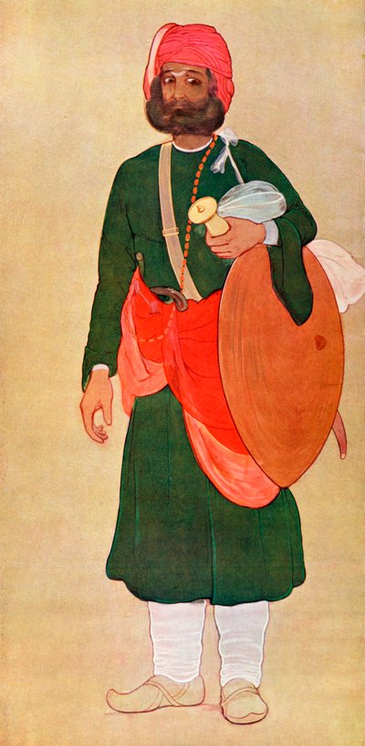 Le Guerrier Rajput du Groupe de Guerre, 1929 - Fyzee Rahamin