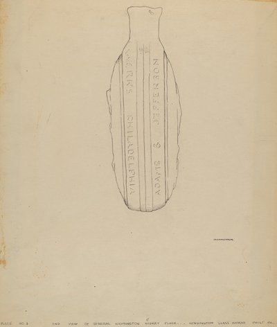 Flacon du général Washington - G.A. Spangenberg