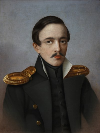Portrait du poète Mikhaïl Lermontov 1814-1841 - G.F. Krylov