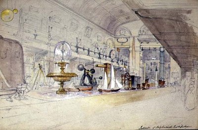 Intérieur du Polytechnic de Regent Street, c.1847 - G.F. Sargent