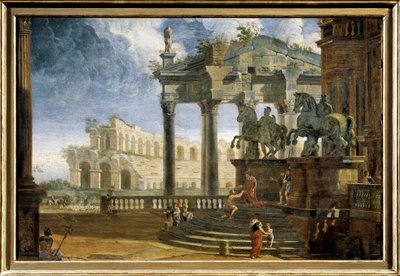 Palais du Capitole, peinture - G.P. (workshop of) Pannini or Panini