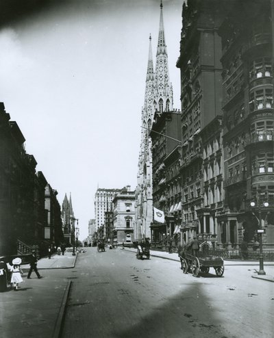 Cinquième Avenue, vue vers le nord depuis la 49e rue - G.P. Hall und Sohn