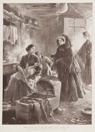 La reine Victoria et les pauvres - G.S. (after) Amato