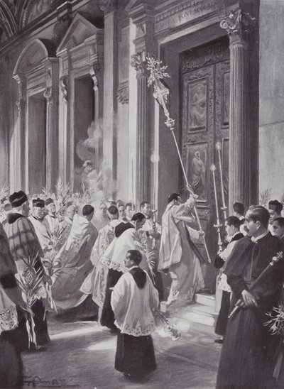 Une coutume de Carême, Rome - G.S. Amato
