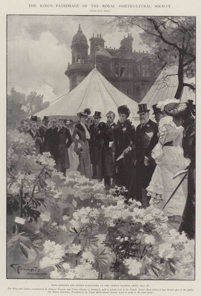 Le patronage du roi de la Royal Horticultural Society - G.S. Amato