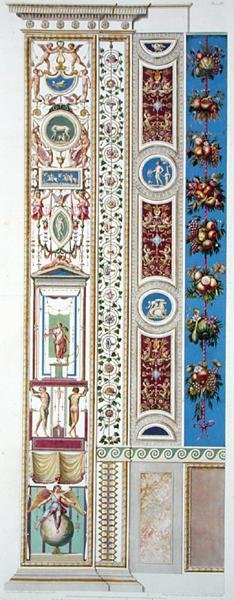 Panneau de la loggia de Raphaël au Vatican, de 