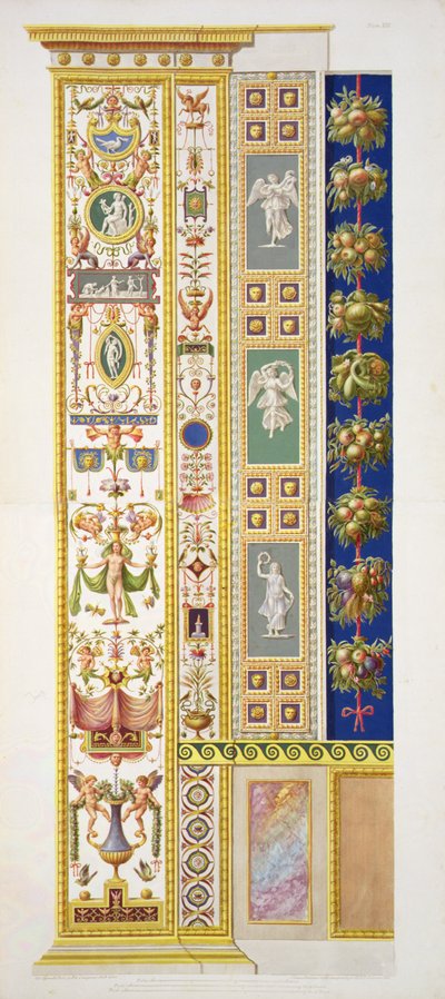 Panneau de la Loggia de Raphaël au Vatican, de 