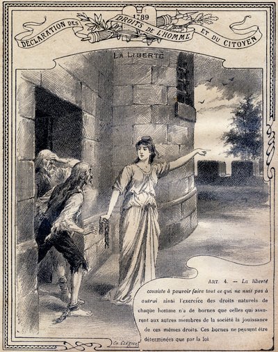 1789 : Déclaration des droits de l