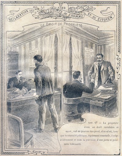 1789 : Déclaration des droits de l