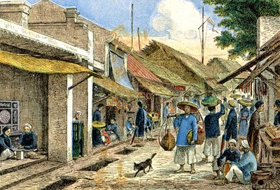 Artisans dans un village annamite, vers 1900 (illustration) - G. Dascher
