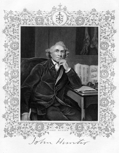 John Hunter 1728-1793, chirurgien écossais, 19ème siècle - G. H. Adcock