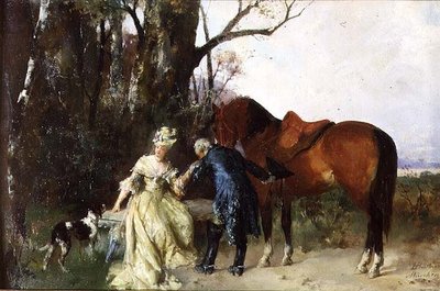 Un salut chevaleresque - G. Hans Buttner