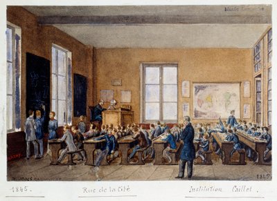 Une salle de classe de l