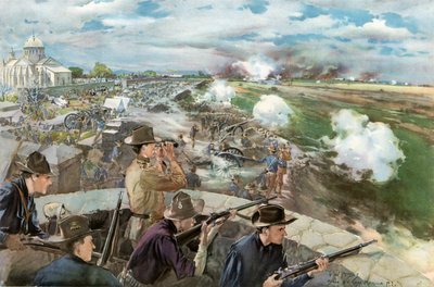 La Bataille avant Caloocan, 10 février 1899 - Vue de l