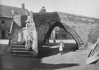Vieux pont à Crowland, Lincolnshire, vers 1896 - G. W. Wilson and Company