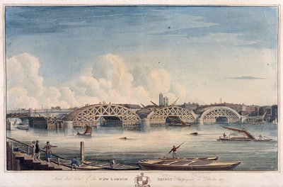 Nouveau pont de Londres, Londres, 1827 - G Yates