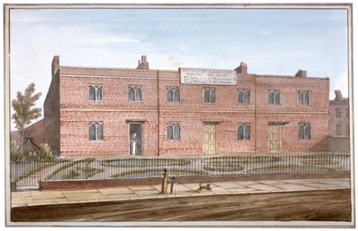 Vue des maisons de retraite des drapiers à St George