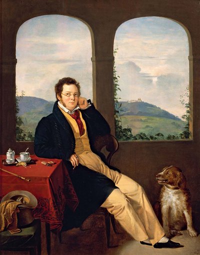 Portrait de Franz Schubert 1797-1828, 1827 - Gabor Melegh
