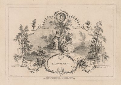 Amusement, Arabesque - Gabriel Huquier