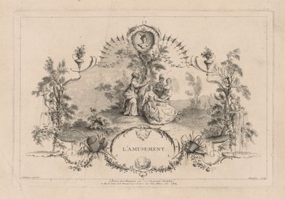 Amusement, Arabesque - Gabriel Huquier