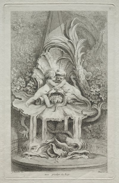 Livre des Fontaines : N° 3, c. 1736 - Gabriel Huquier