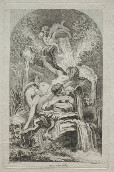 Livre des fontaines : No. 5, c. 1736 - Gabriel Huquier