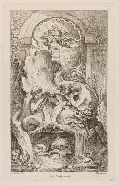 Livre des fontaines : No. 6 - Gabriel Huquier