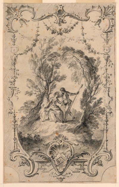 Le Berger empressé - Gabriel Huquier