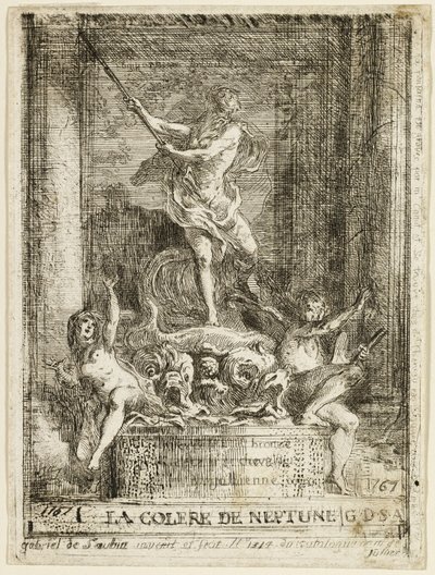 La Colère de Neptune - Gabriel Jacques de Saint Aubin