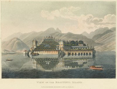 Vue de la Belle Île (Isola Bella, Lac Majeur), avant 1820 - Gabriel L. and Lory Mathias G.  Lory