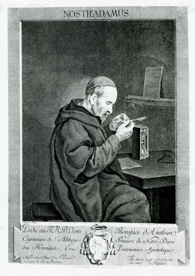 Portrait de Michel Nostradamus gravé par Christian von Mechel, 1762 - Gabriel Metsu