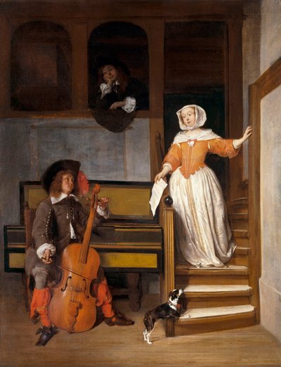 Le joueur de violoncelle - Gabriel Metsu