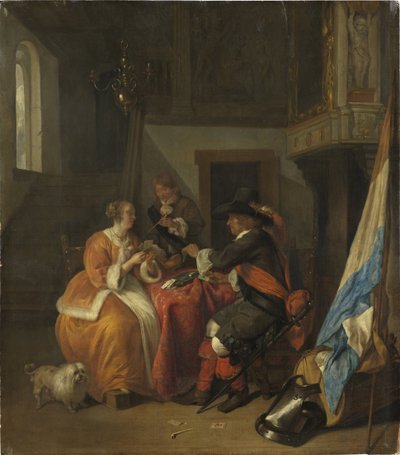 Un jeu de cartes - Gabriel Metsu