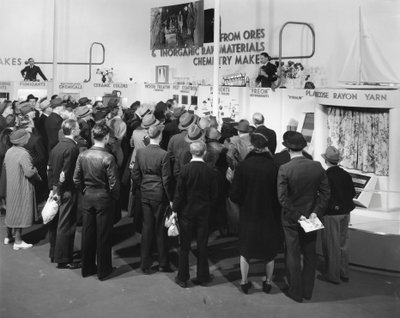 Démonstrations de produits, Exposition universelle de New York, 1939 - Gabriel Moulin