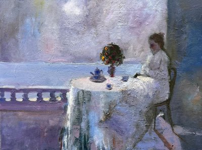 Femme près de la mer - Gabriel Palma