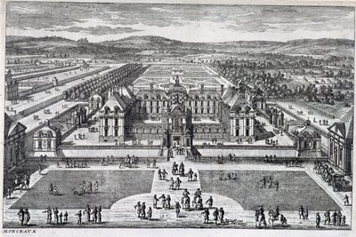 Parc Monceau : vue générale par Perelle, fin 17e siècle - Gabriel Perelle
