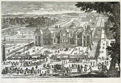 Vue du château de Vaux-Le-Vicomte depuis l