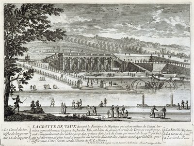 Vue de la grotte de Vaux-le-Vicomte - par Perelle, fin 17e siècle - Gabriel Perelle