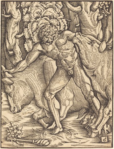 Hercule emportant le bétail de Géryon - Gabriel Salmon