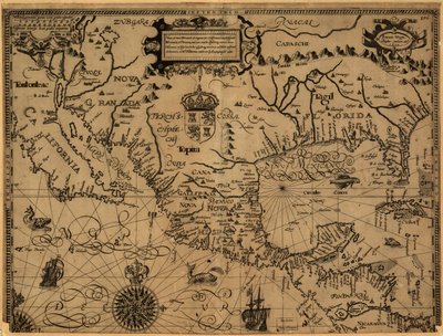 Nova et rece terraum et regnorum Californae, nouae Hispaiae Mexicanae, et Peruviae - Gabriel Tatton