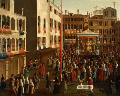 Italie, Vénétie, Venise, Foire sur Campo San Luca - Gabriele Bella