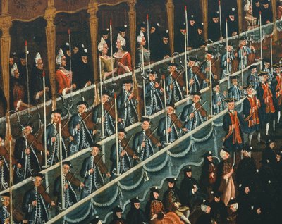 Déjeuner au théâtre San Beneto offert par le Doge en l