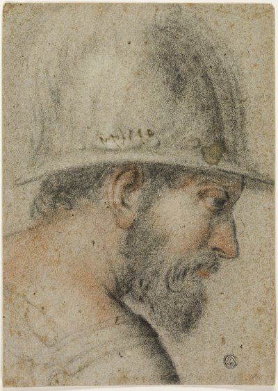 Profil Tête de soldat avec casque - Gabriele Caliari