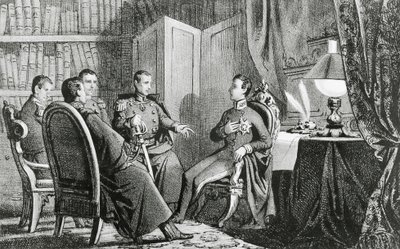 Le prince Charles Albert de Carignan (1798-1849) promet son soutien aux conspirateurs libéraux, 6 mars - Gabriele Castagnola