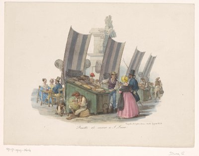Étal de fruits de mer sur le marché - Gaetano Dura