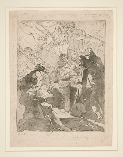 Adoration des bergers - Gaetano Gandolfi