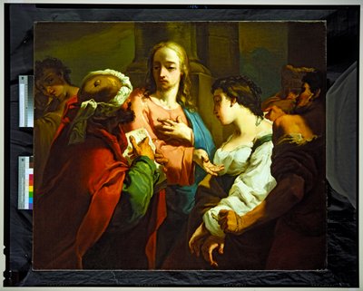 Christ et la femme prise en adultère - Gaetano Gandolfi