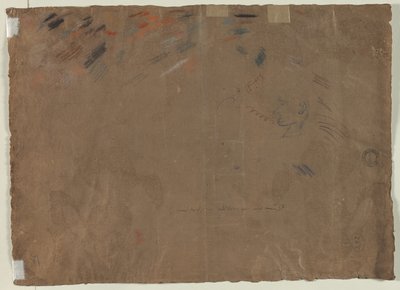 Esquisse de tête (verso) - Gaetano Gandolfi