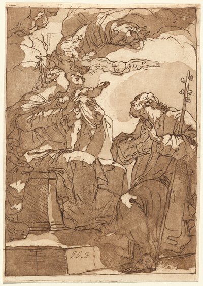 La Sainte Famille avec Dieu le Père - Gaetano Gandolfi