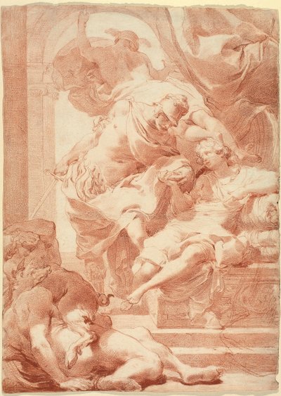 Ulysse devant Circé, Mercure derrière - Gaetano Gandolfi